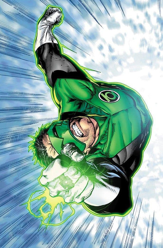 Green Lantern Action Shot (2) Print Poster
