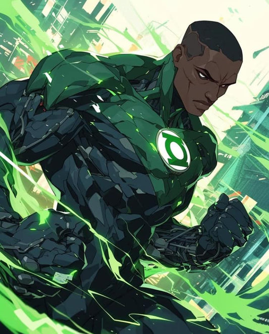 Green Lantern Character Art Print Poster