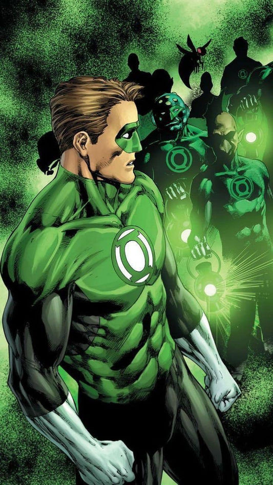 Green Lantern Comic Art (5) Print Poster