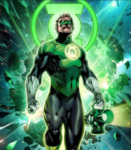 Green Lantern Comic Hero Action Print Poster