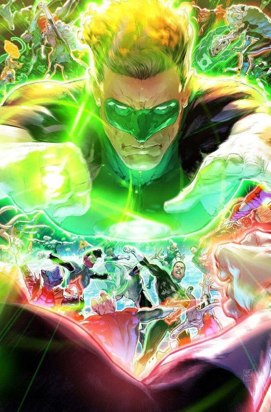 Green Lantern Comic Hero Action (2) Print Poster