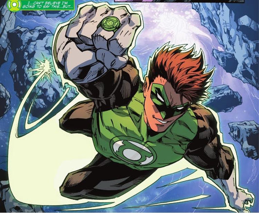 Green Lantern Flying Action (4) Print Poster