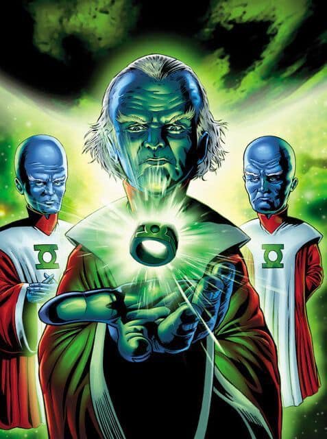 Green Lantern Gurus Print Poster