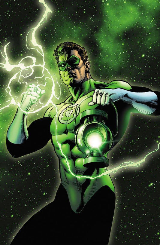 Green Lantern Hero Action Print Poster