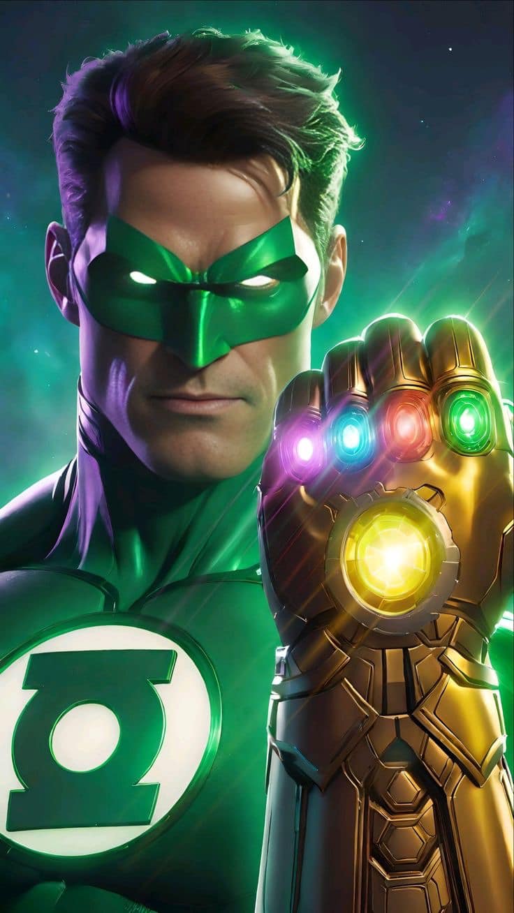 Green Lantern Hero Gauntlet Print Poster