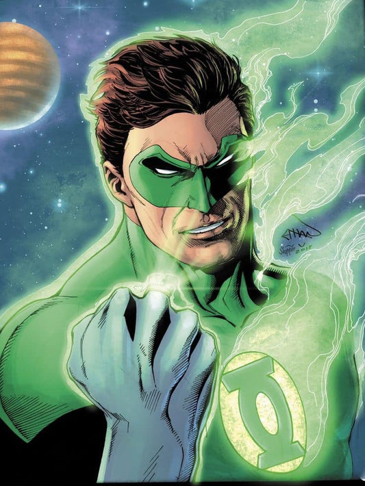 Green Lantern Hero Portrait Print Poster