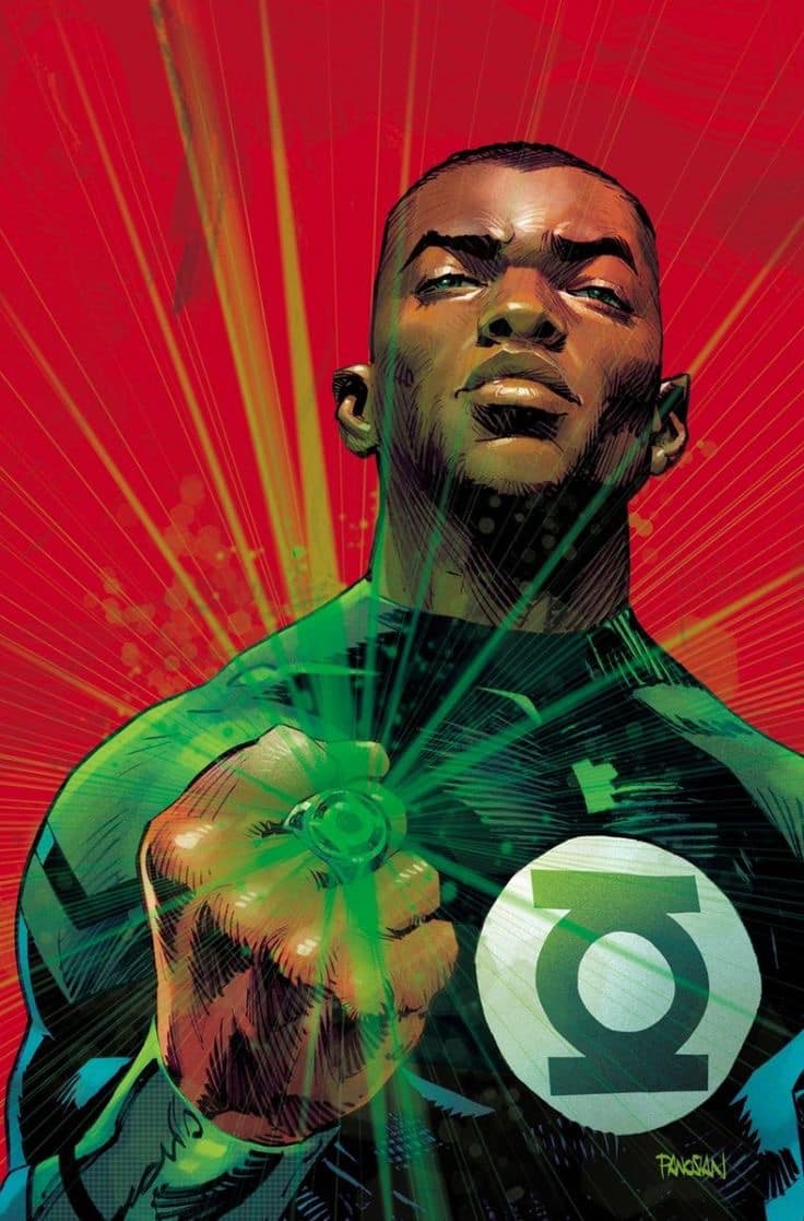 Green Lantern Hero Portrait (3) Print Poster
