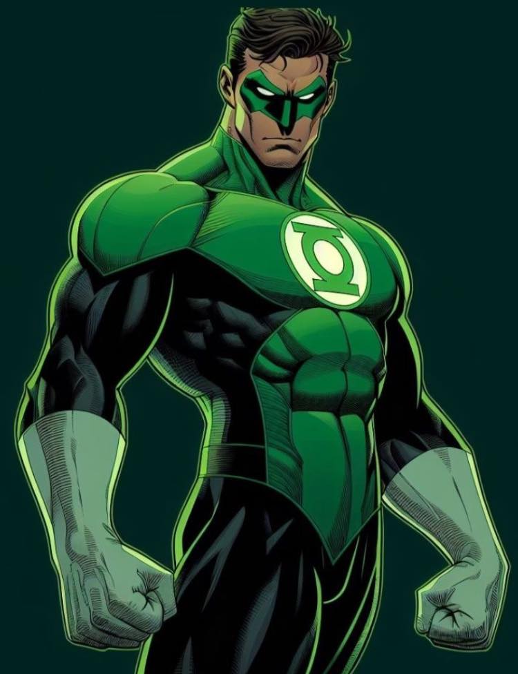 Green Lantern Hero Portrait (4) Print Poster