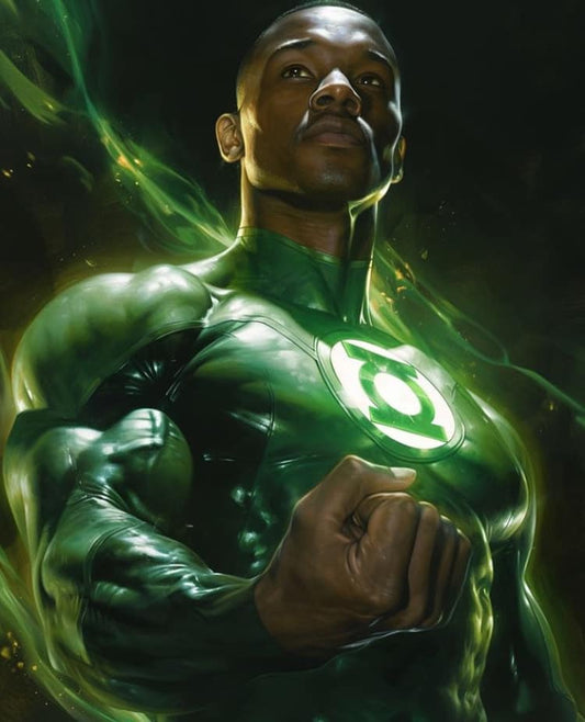 Green Lantern Hero Portrait (5) Print Poster