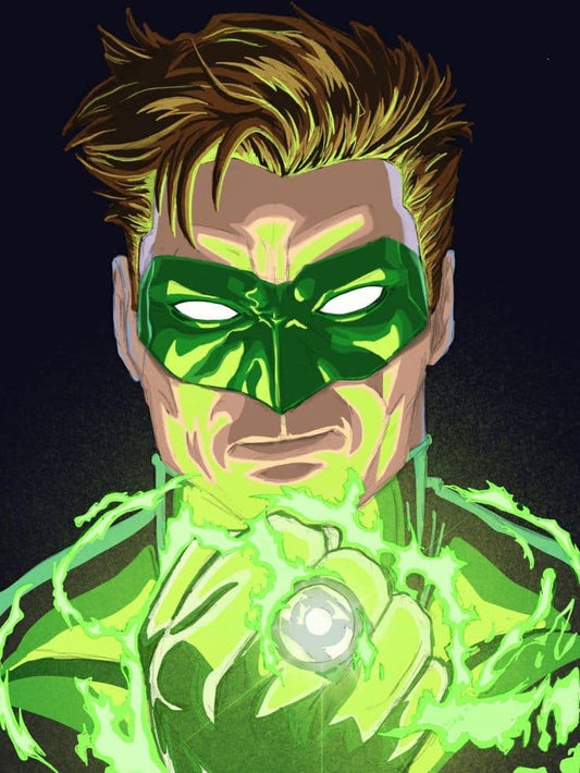Green Lantern Hero Portrait (6) Print Poster