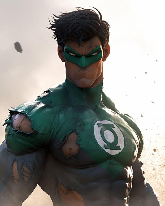 Green Lantern Hero Portrait (9) Print Poster