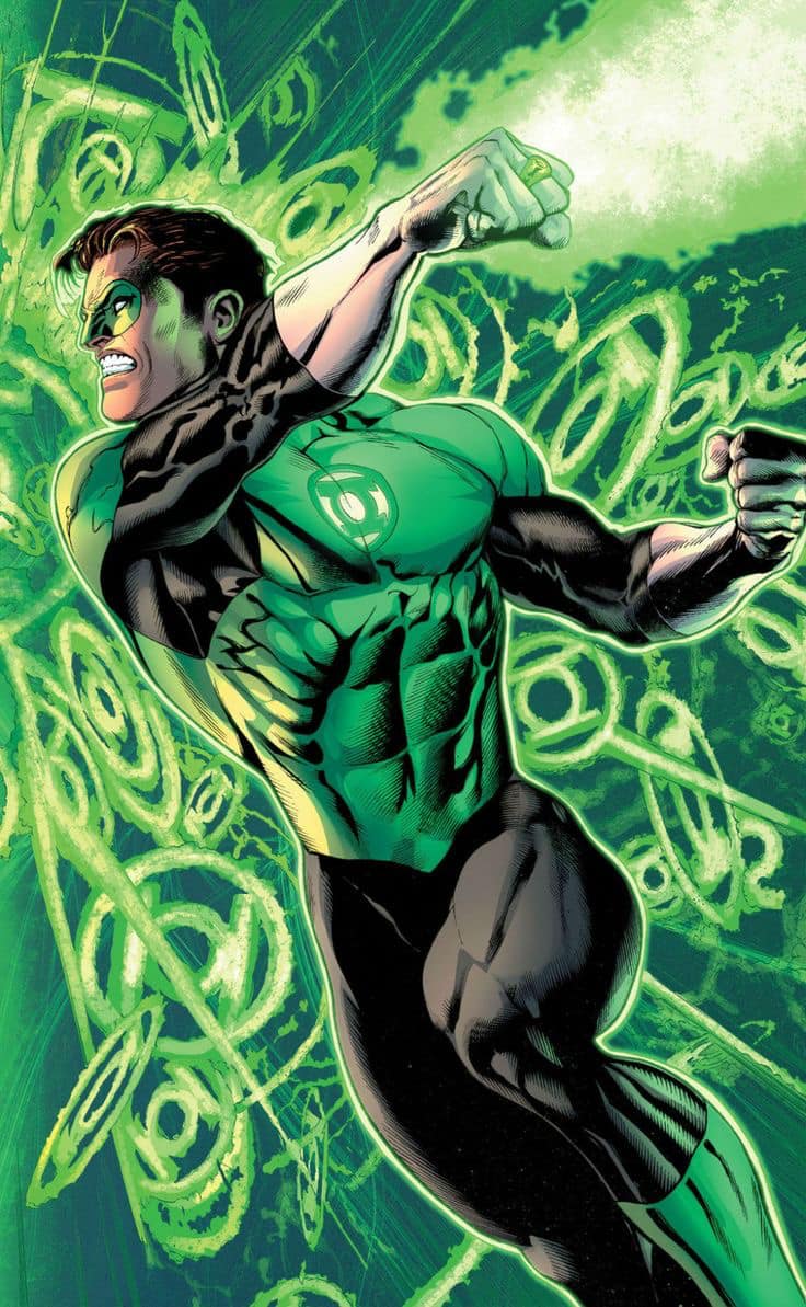 Green Lantern Hero Pose (2) Print Poster