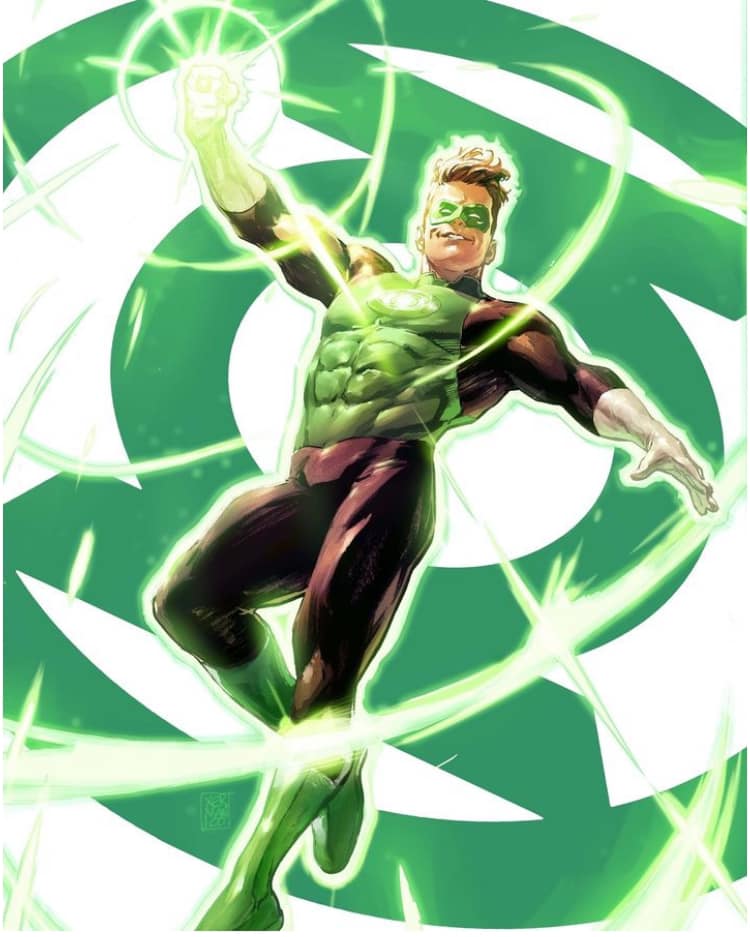 Green Lantern Hero Pose (5) Jigsaw Puzzle