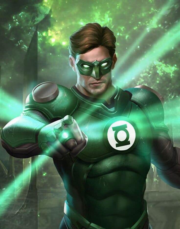 Green Lantern Hero Pose Jigsaw Puzzle