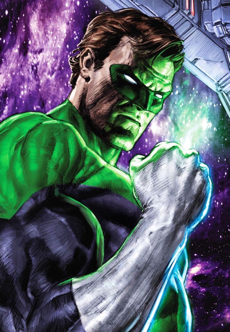 Green Lantern Illustration Jigsaw Puzzle