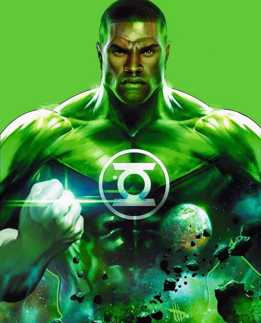 Green Lantern Portrait (1) Print Poster