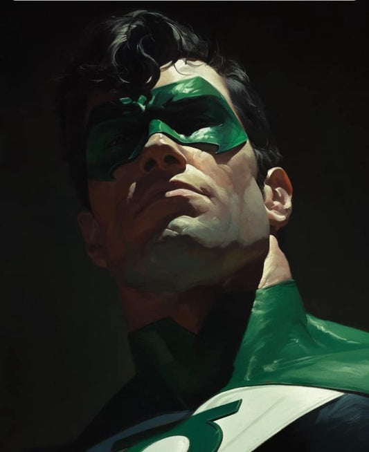 Green Lantern Portrait (13) Print Poster