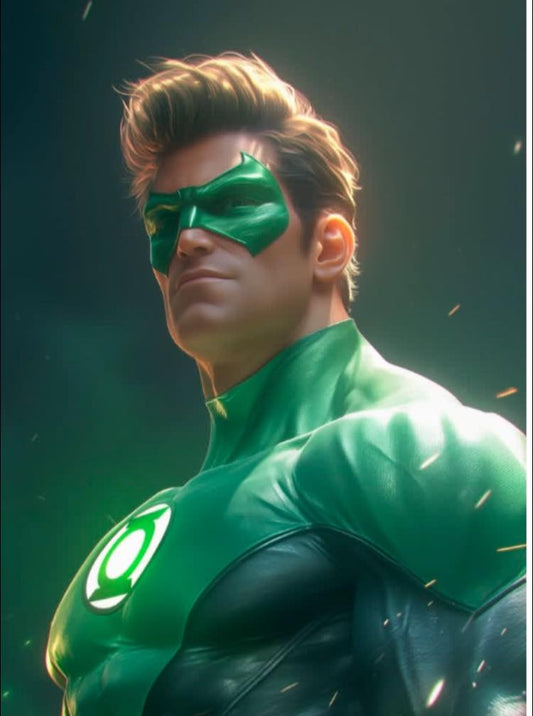 Green Lantern Portrait (15) Print Poster