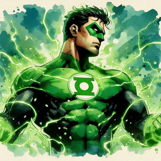 Green Lantern Portrait (18) Print Poster