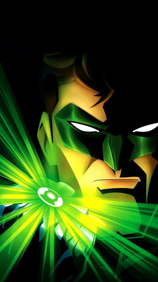 Green Lantern Portrait (3) Print Poster