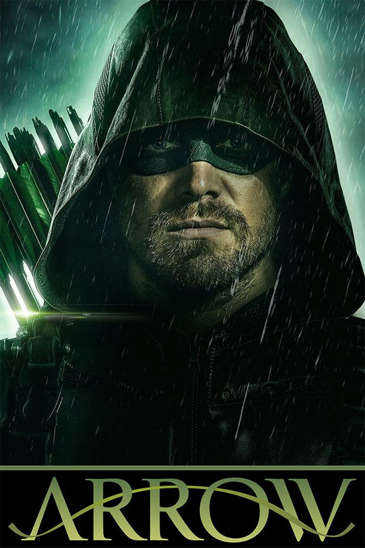 Green Arrow Tv Series Crime Action Painting Print Wall Art Decor Jigsaw Puzzle