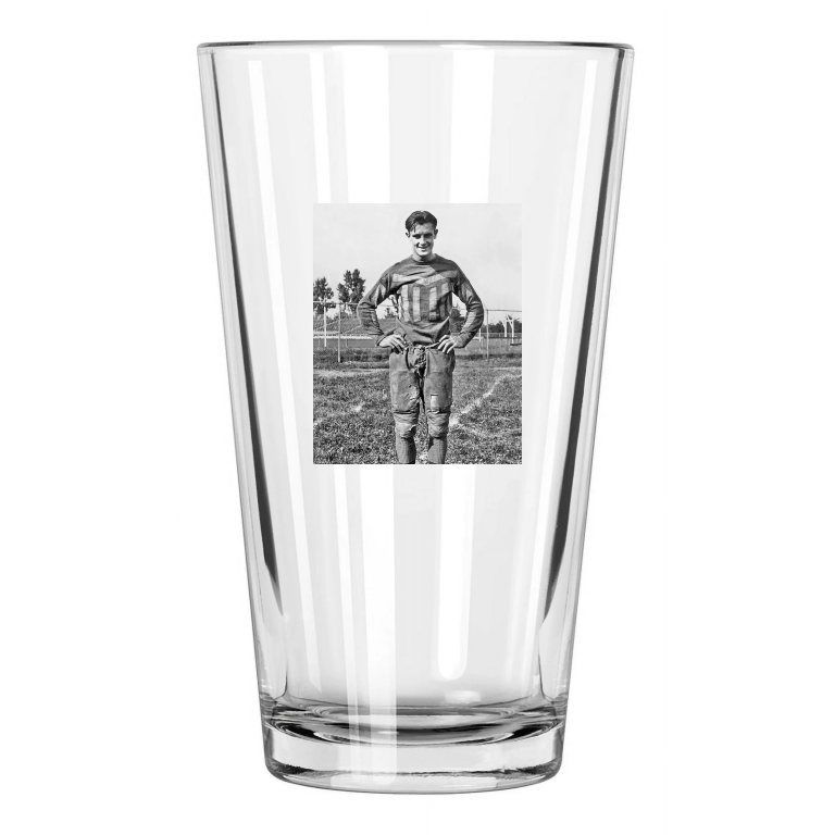 Green Bay Lavern Dilweg Photo Packers Hall Of Fame Pint Beer Drinking Glass