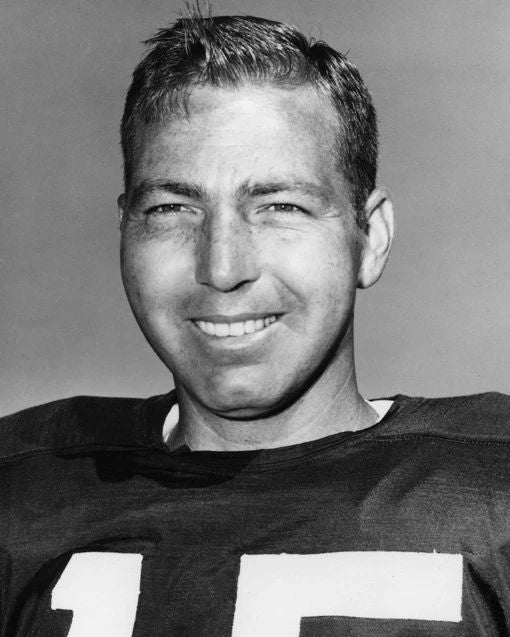 Green Bay Packers Bart Starr Glossy Keychain Nfl Football Keychain 1