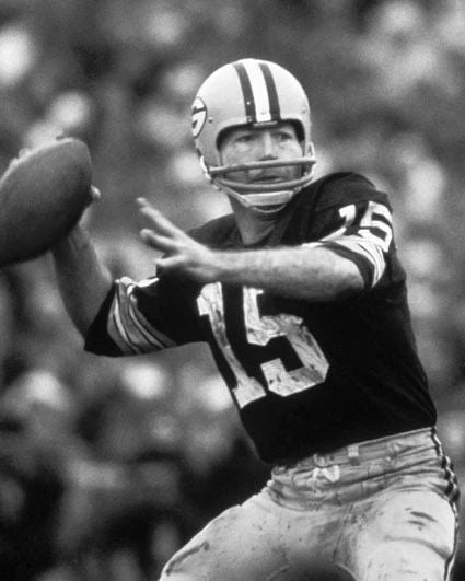 Green Bay Packers Bart Starr Glossy Photo Nfl Football Print Poster Hof 77 1