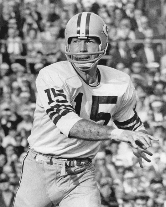 Green Bay Packers Bart Starr Glossy Magnet Nfl Football Magnet Hof 77 2