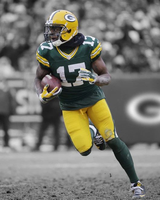 Green Bay Packers Davante Adams Glossy Keychain Spotlight Keychain