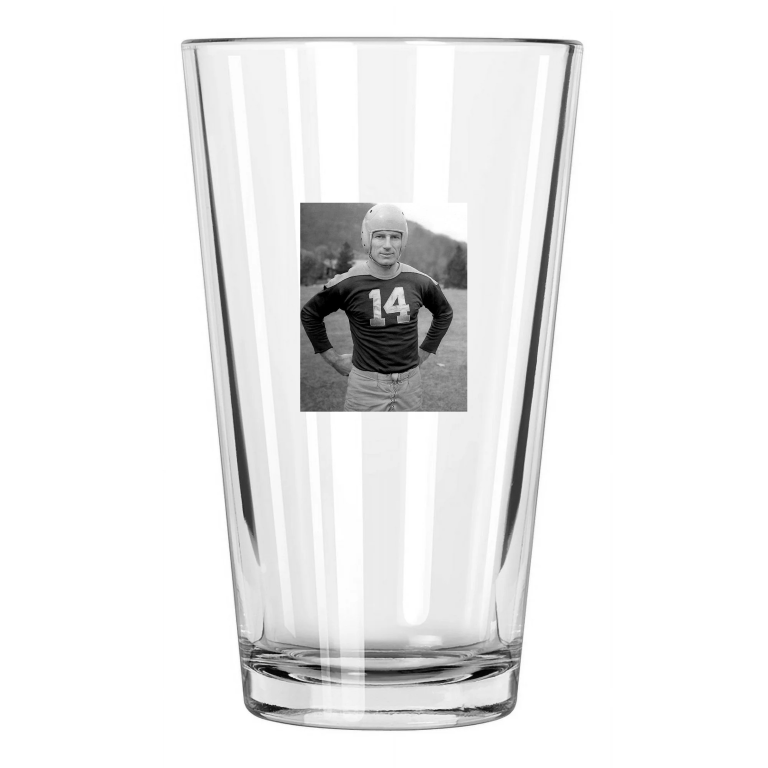 Green Bay Packers Don Hutson Football Portrait Hof 63 Pint Beer Drinking Glass