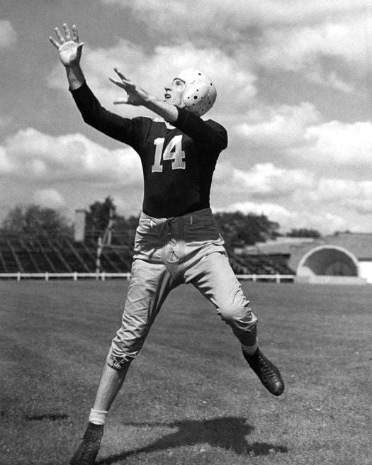 Green Bay Packers Don Hutson Glossy Keychain Football Keychain Hof 63
