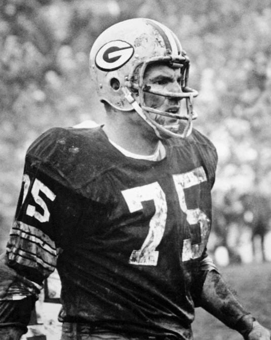Green Bay Packers Forrest Gregg Photo Football Print Glossy Poster Hof 77 1