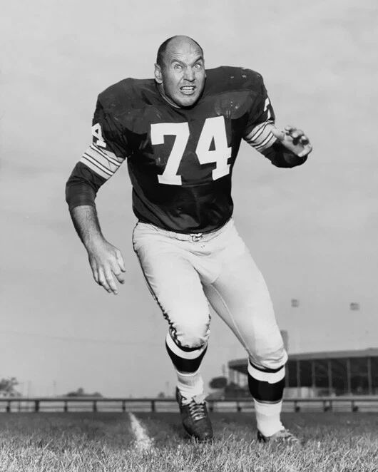 Green Bay Packers Henry Jordan Glossy Photo Football Print Poster Hof 95