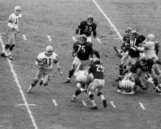 Green Bay Packers Jim Taylor Vs Chicago Bears Glossy Magnet Magnet