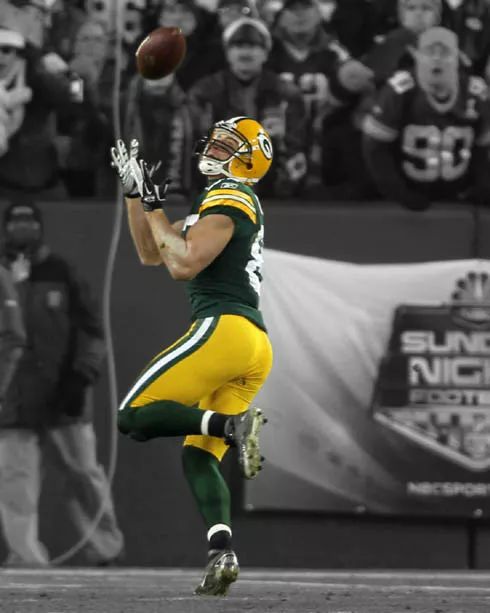 Green Bay Packers Jordy Nelson Glossy Keychain Nfl Spotlight Keychain