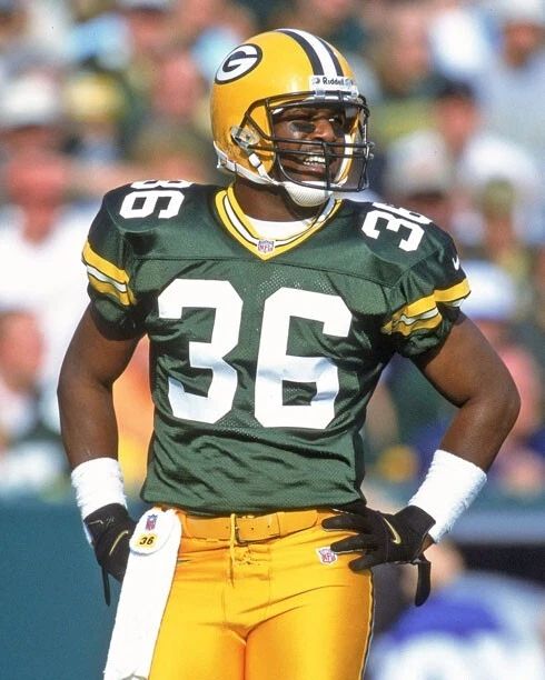 Green Bay Packers Leroy Butler Glossy Keychain Football Keychain Hof 2022