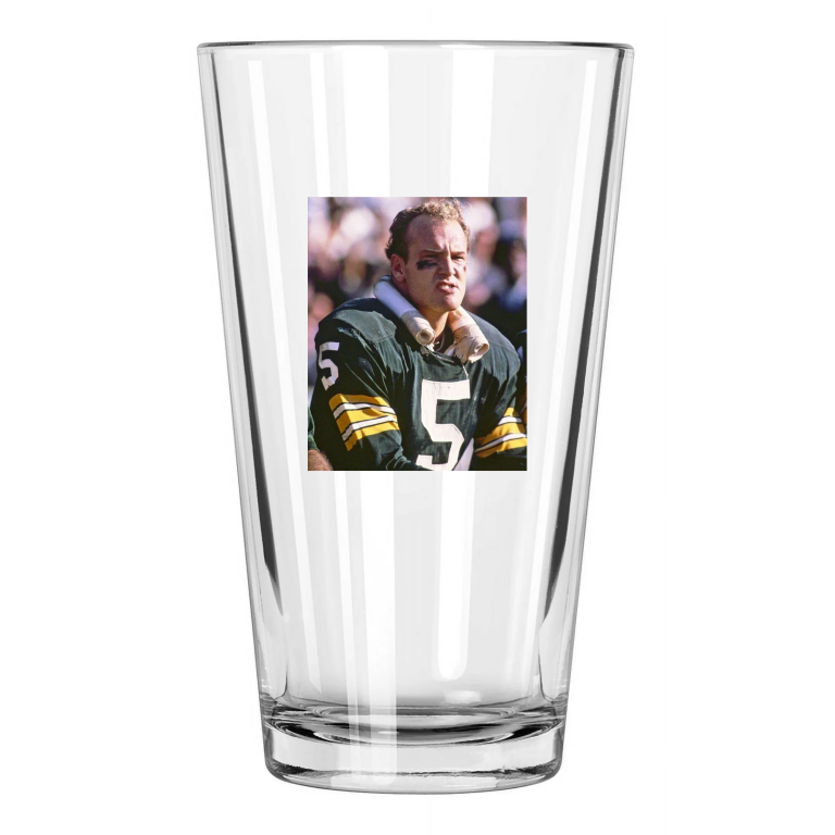 Green Bay Packers Paul Hornung Photo Football Hof 86 2 Pint Beer Drinking Glass