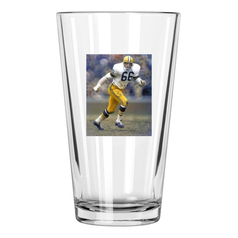 Green Bay Packers Ray Nitschke Photo Nfl Football 3 Pint Beer Drinking Glass