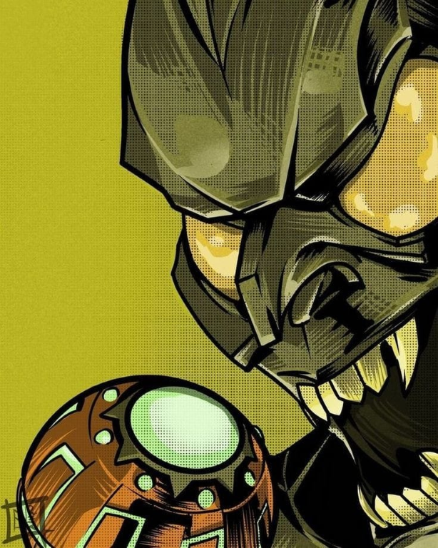 Green Goblin Orb 548 Print Poster