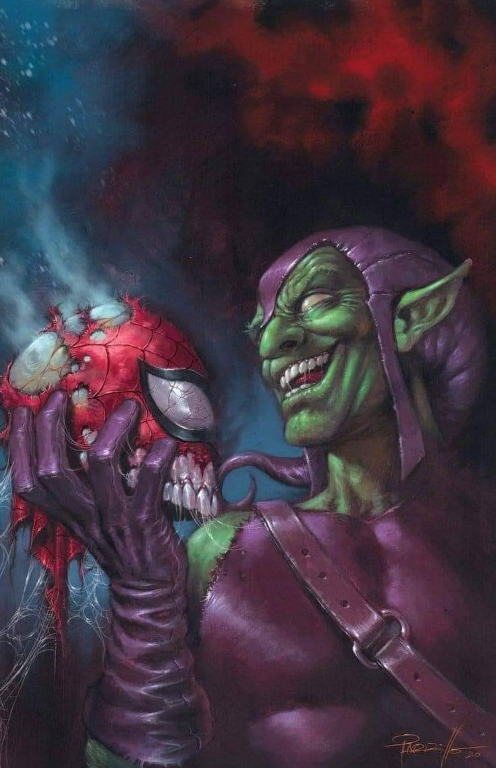 Green Goblin Spider Man Mask 9832 Jigsaw Puzzle