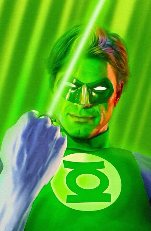 Green Lantern Energy Projection 452 Print Poster