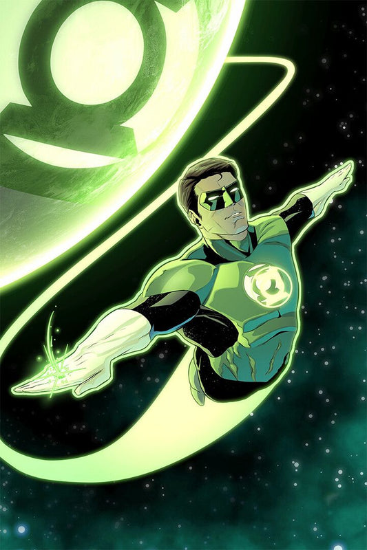 Green Lantern Hal Jordan Transformation Movie Decor Wall Jigsaw Puzzle
