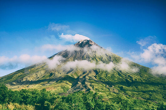 Green Mountains Peak In Sky Clouds Art Wall Decor Jigsaw Puzzle