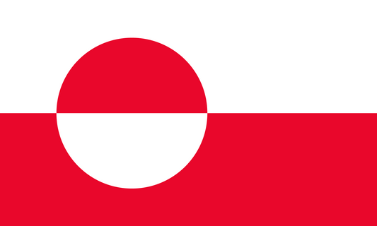 Greenland Flag Print Poster