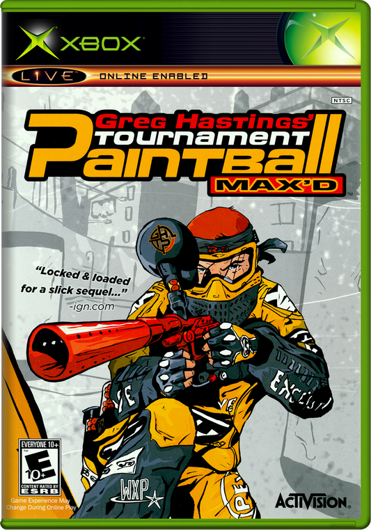 Greg Hastings' Tournament Paintball Max'D (Usa, Europe) Xbox Print Poster