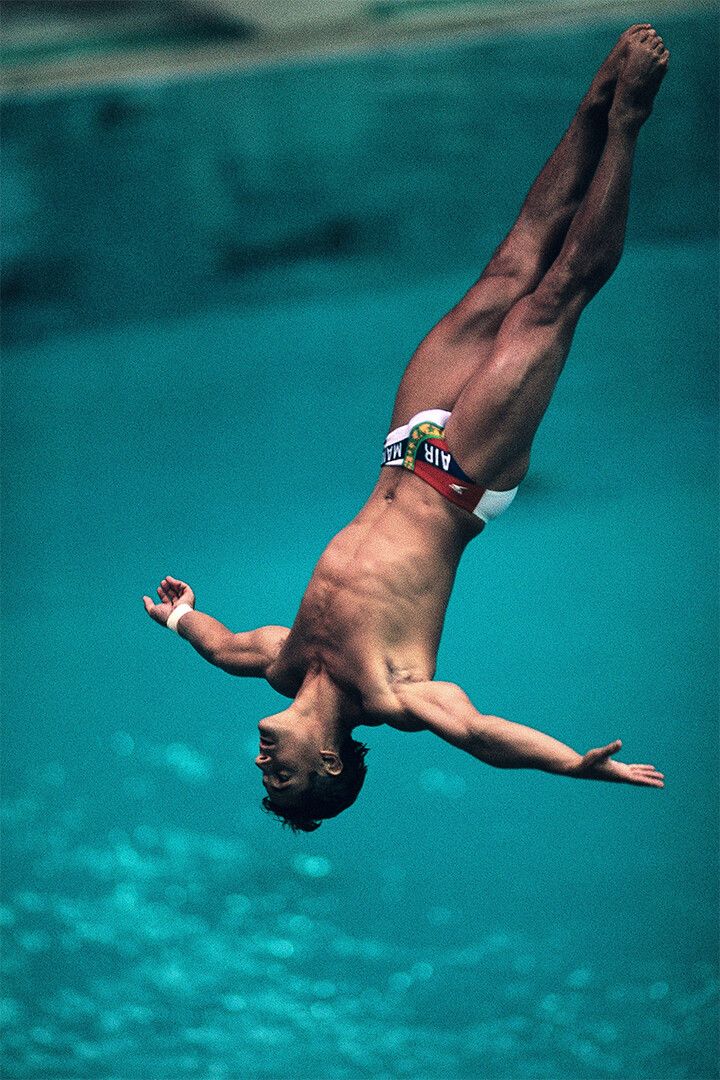 Greg Louganis Athlete Tower Jumper Wall Art Home Decor Poster