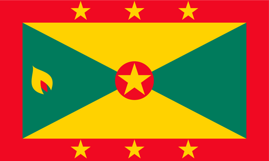 Grenada Flag Print Poster