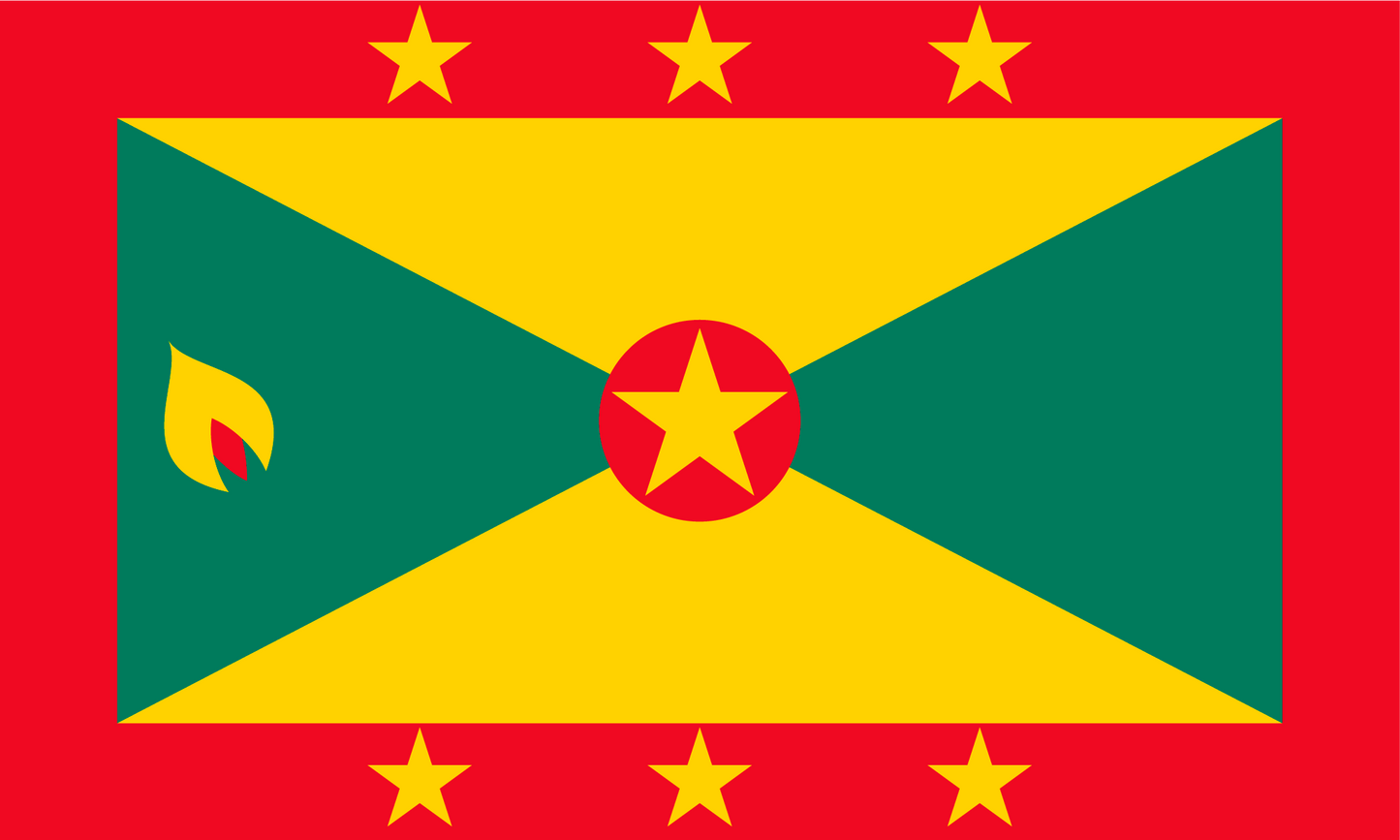 Grenada Flag Keychain