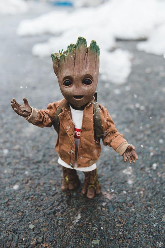 Groot Toy Outdoor Snow Print Poster